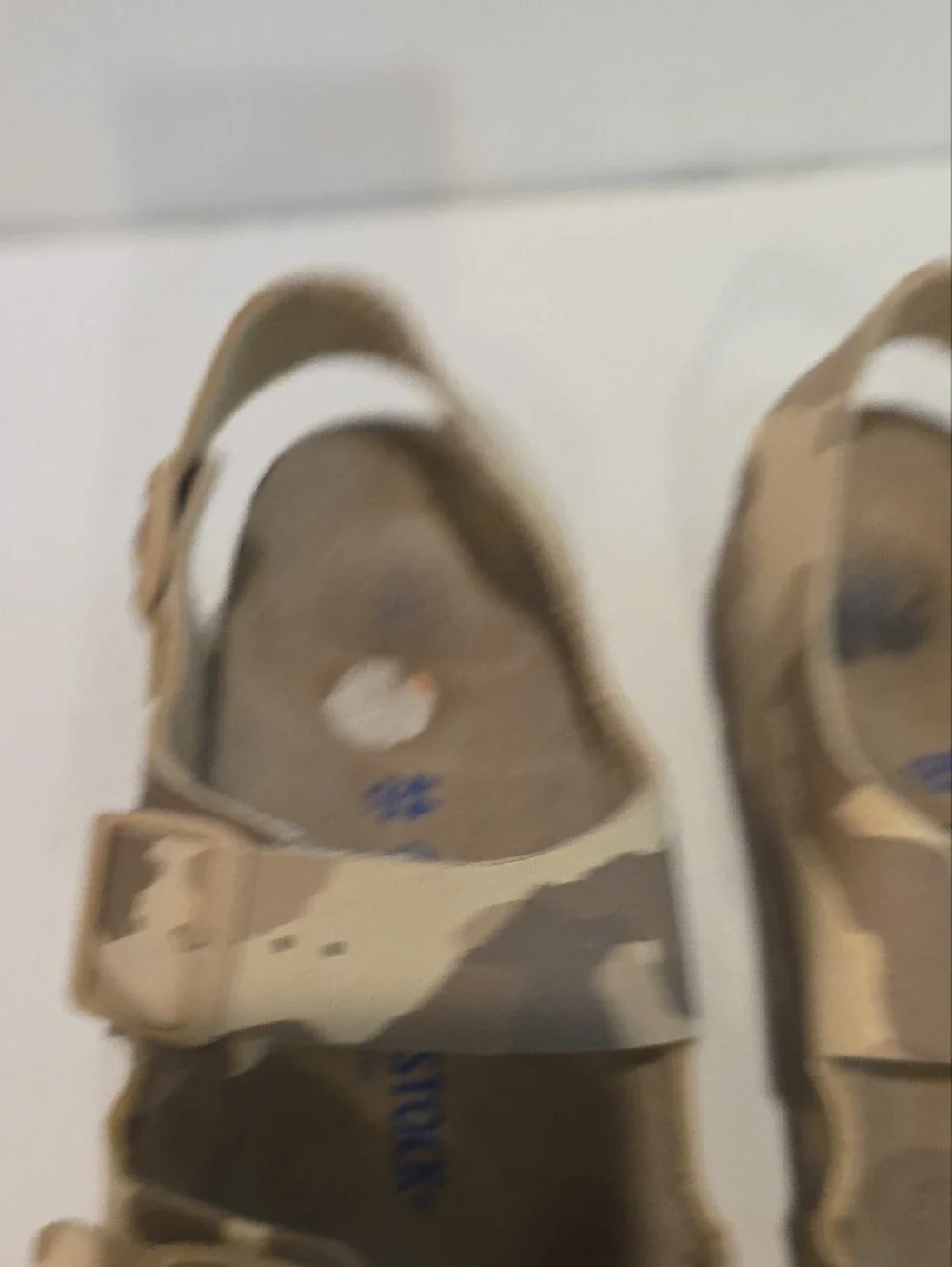 Birkenstock Mens Size 44 M11 285 Made In Germany Arizona Sandal in Beige Camo